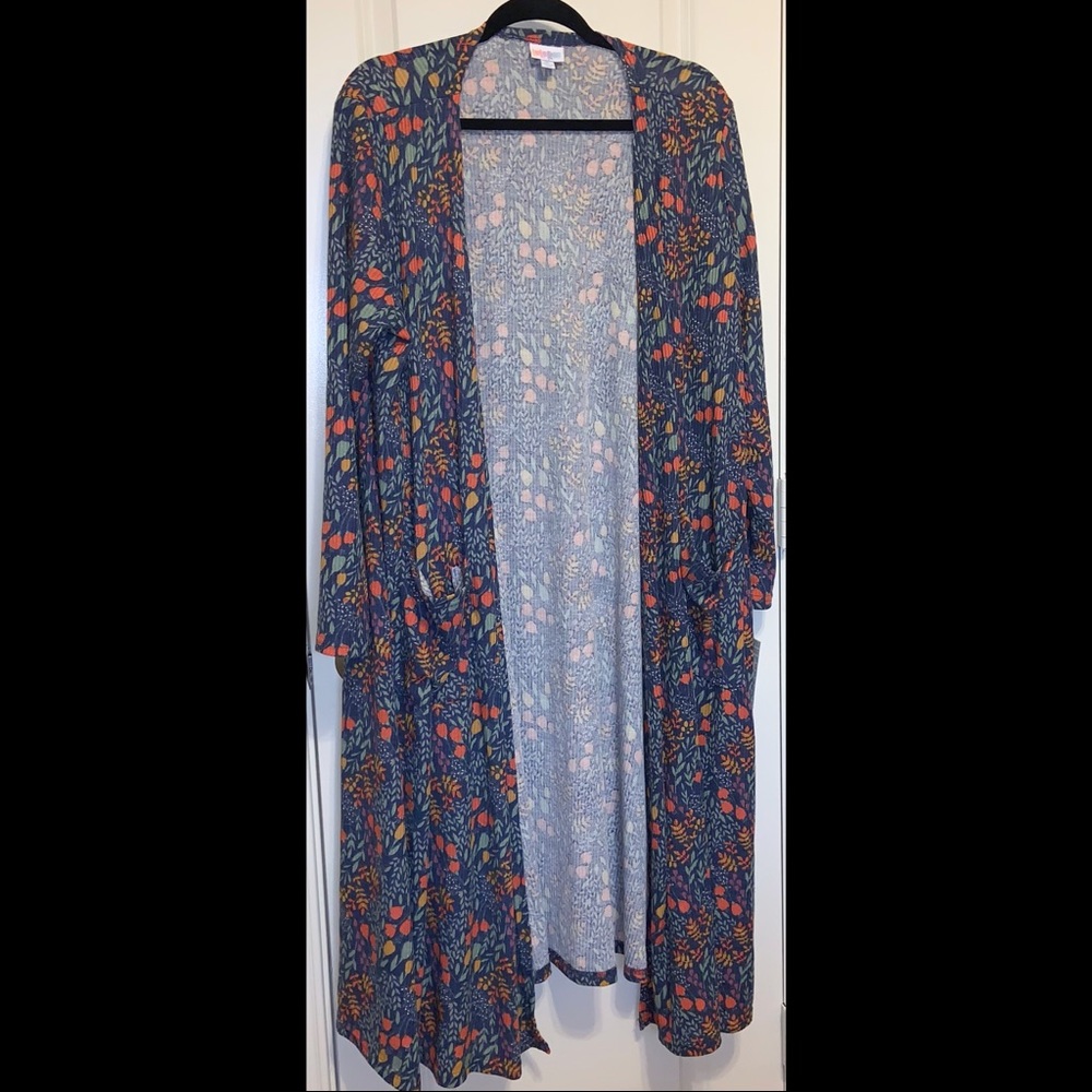 LuLaRoe Patterned Sarah Duster Cardigan